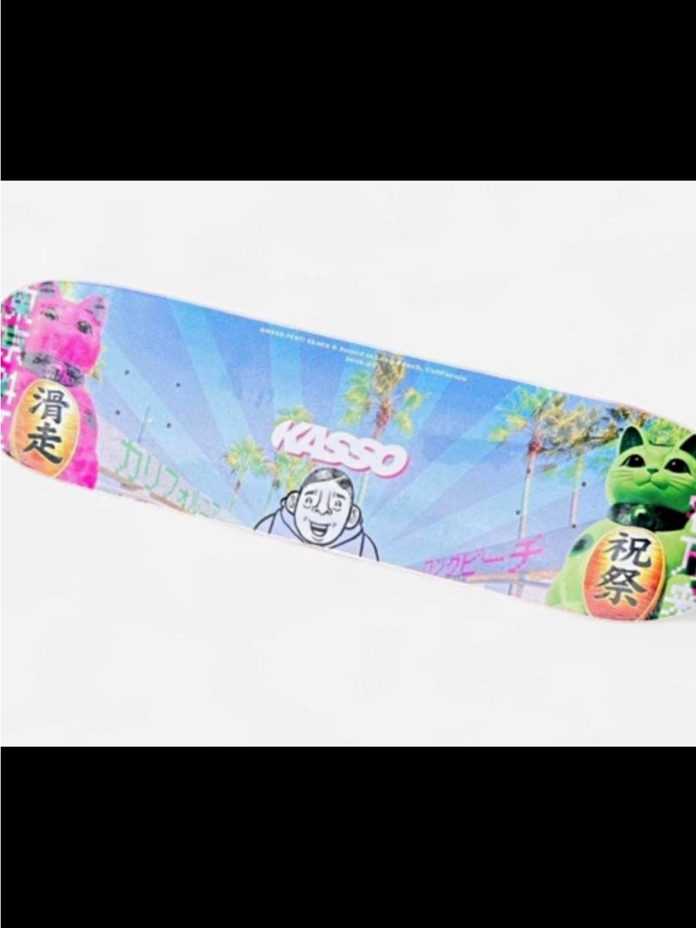 Limited Edition KASSO Long Beach California Skateboard Deck
